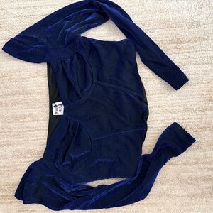 Princess Polly blue shimmer top